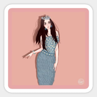 fashion girl Sticker